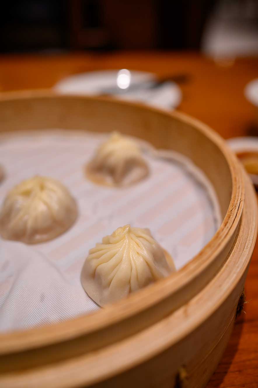 De beroemde Xiao Long Bao - soep dumplings - bij Din Tai Fung in Taipei