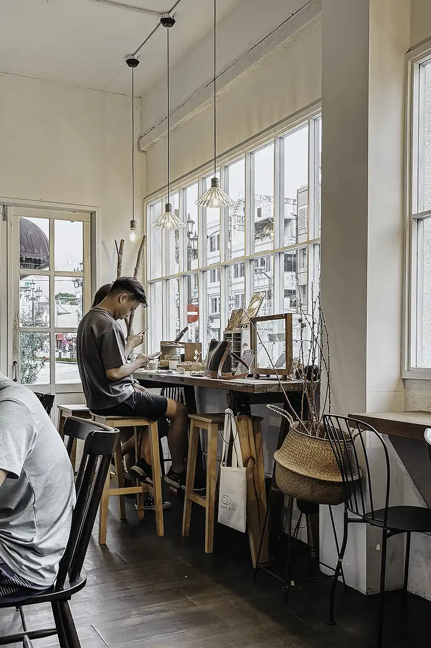 Soave Plan, een cafe in Hualien waar je lekkere koffie en taart kunt krijgen.