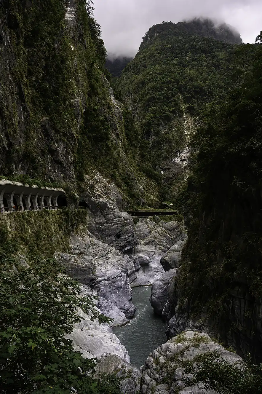 Tunnel of Nine Turns in Taroko National Park