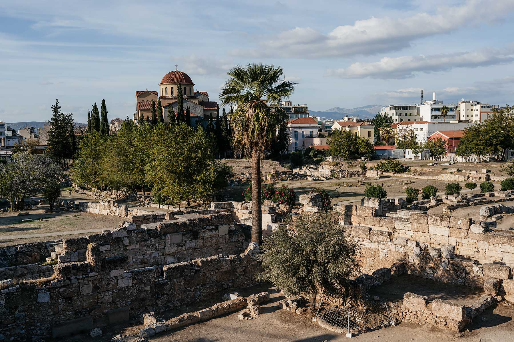 Kerameikos, een van de historische plekken om te bezoeken in Athene