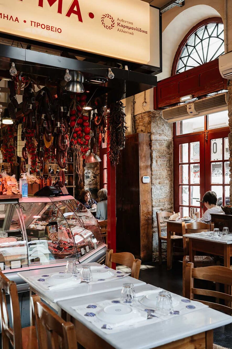 Restaurant Karamanlidika, een van de beste plekken om lekker te eten in Athene
