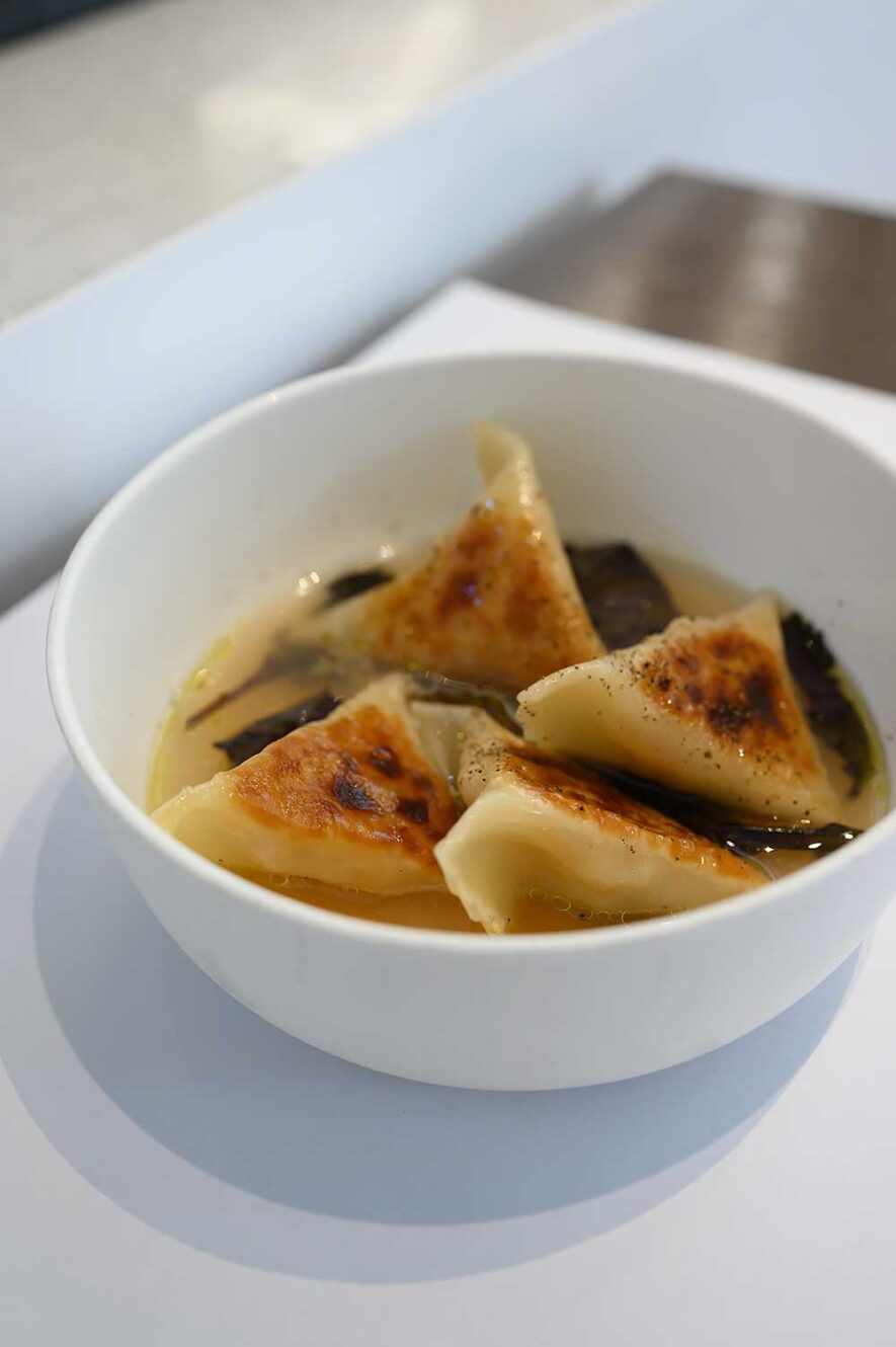 Gyoza, lunch bij Nolan in Athene