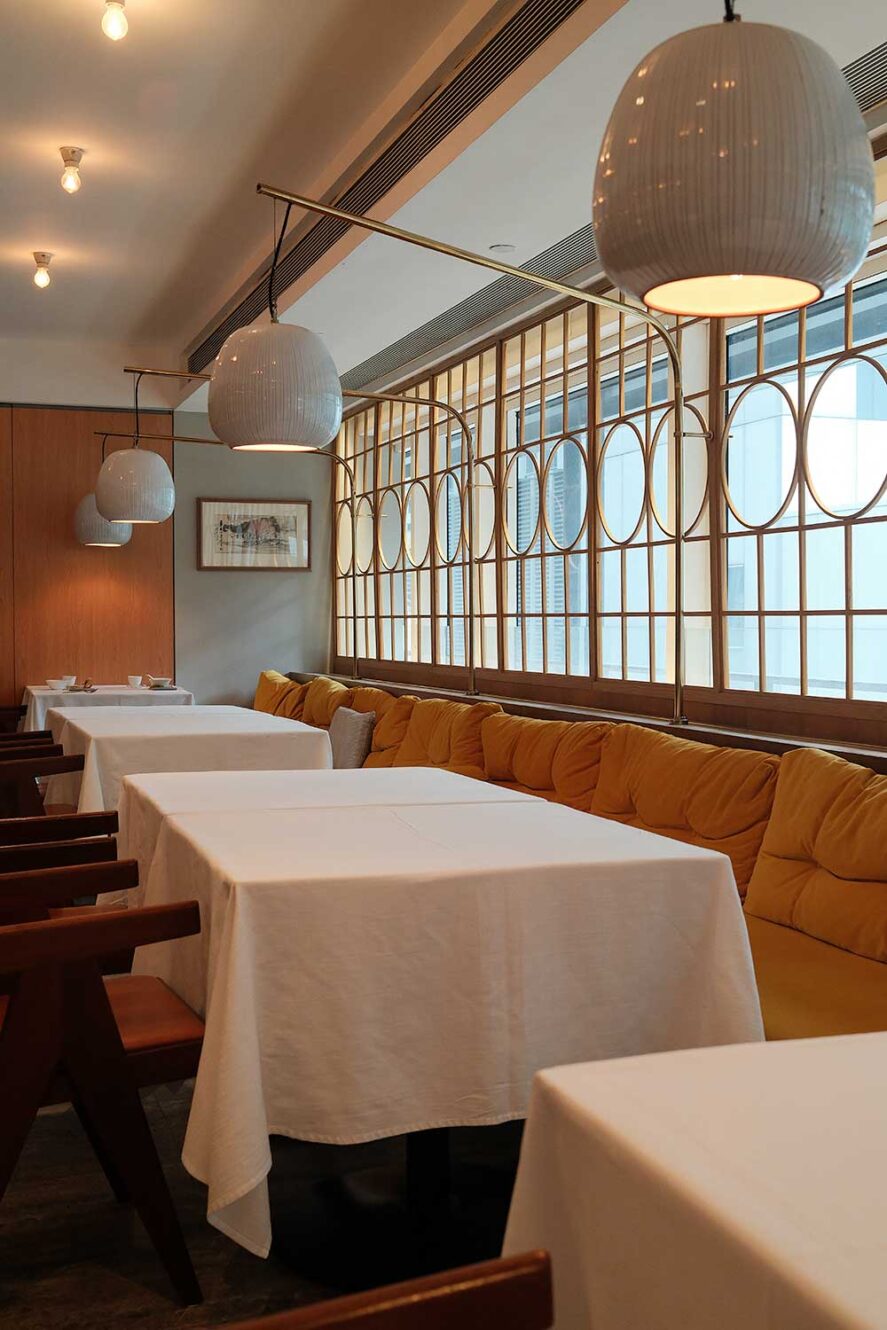 Lunch bij Michelin ster restaurant Duddell's in Central, Hong Kong