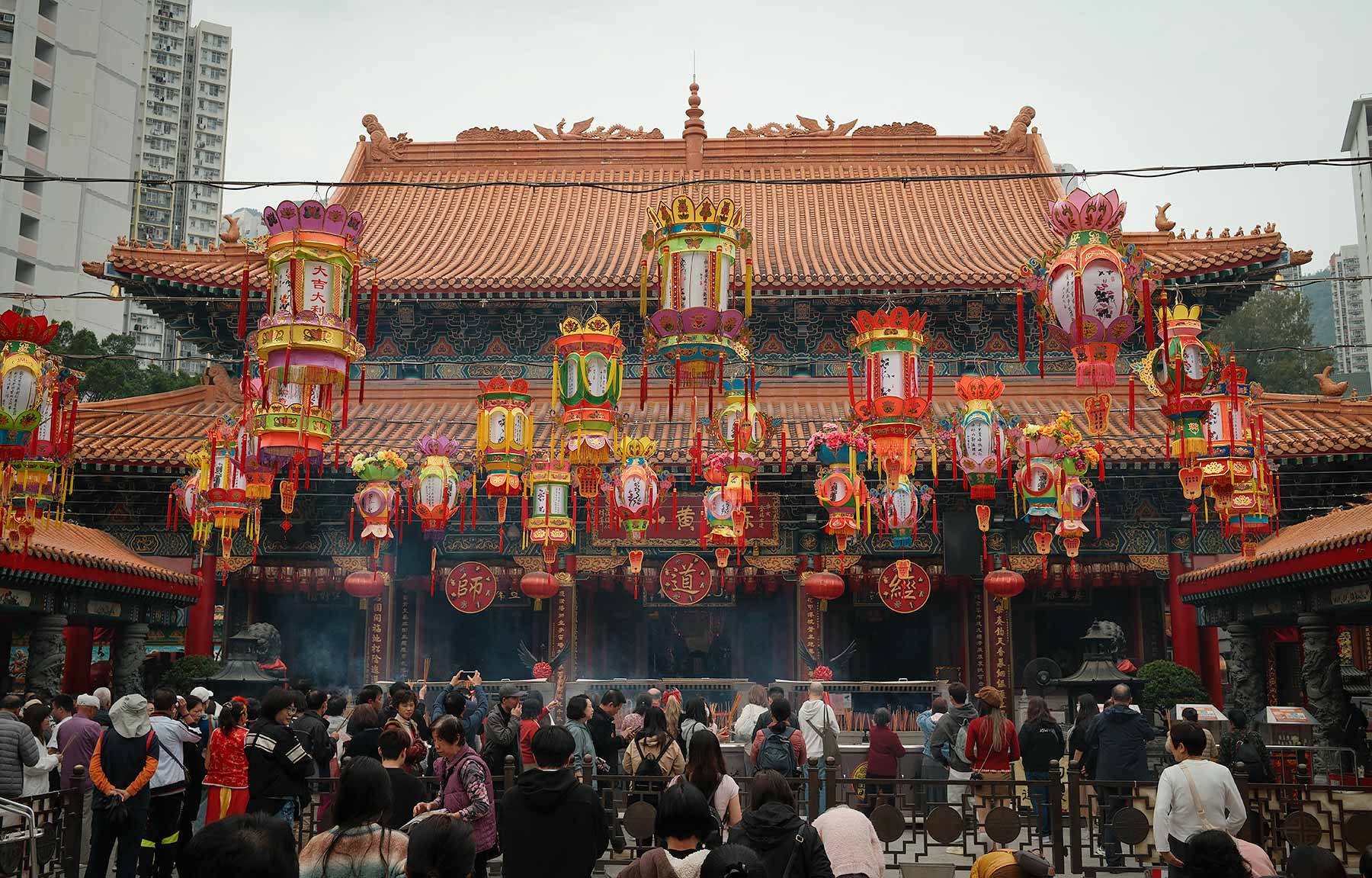 Sik Sik Yuen Wong Tai Sin Tempel in Kowloon, Hong Kong
