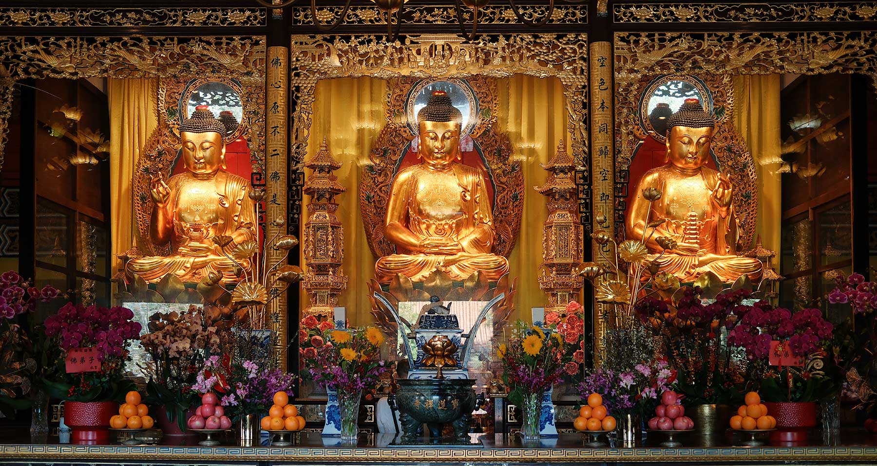 Boeddha beelden bij Po Lin Monastery op Lantau Island - Hong Kong reistips