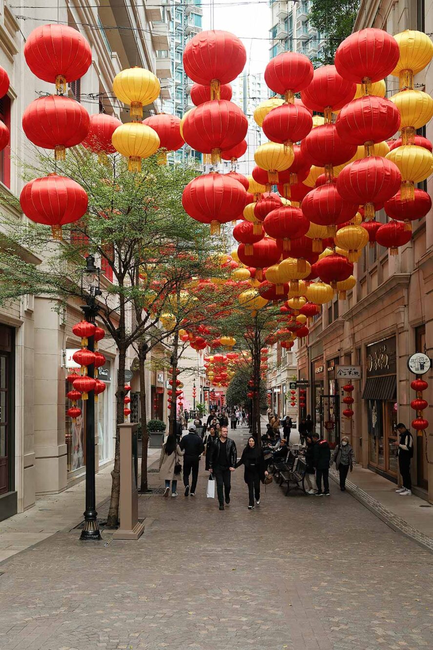 Lee Tung Avenue, winkelstraat in Wan Chai, Hong Kong