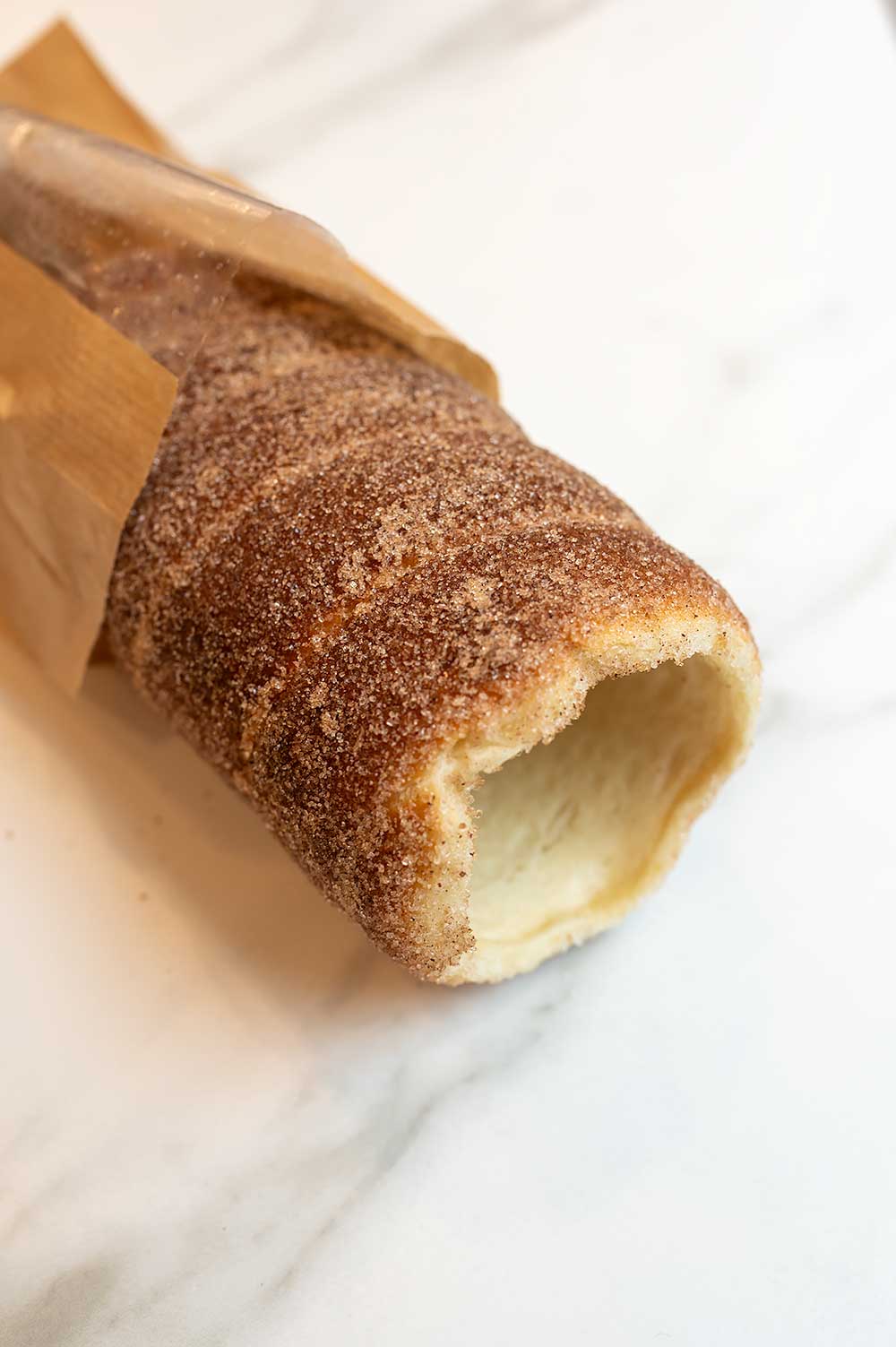 Schoorsteen cake in Boedapest