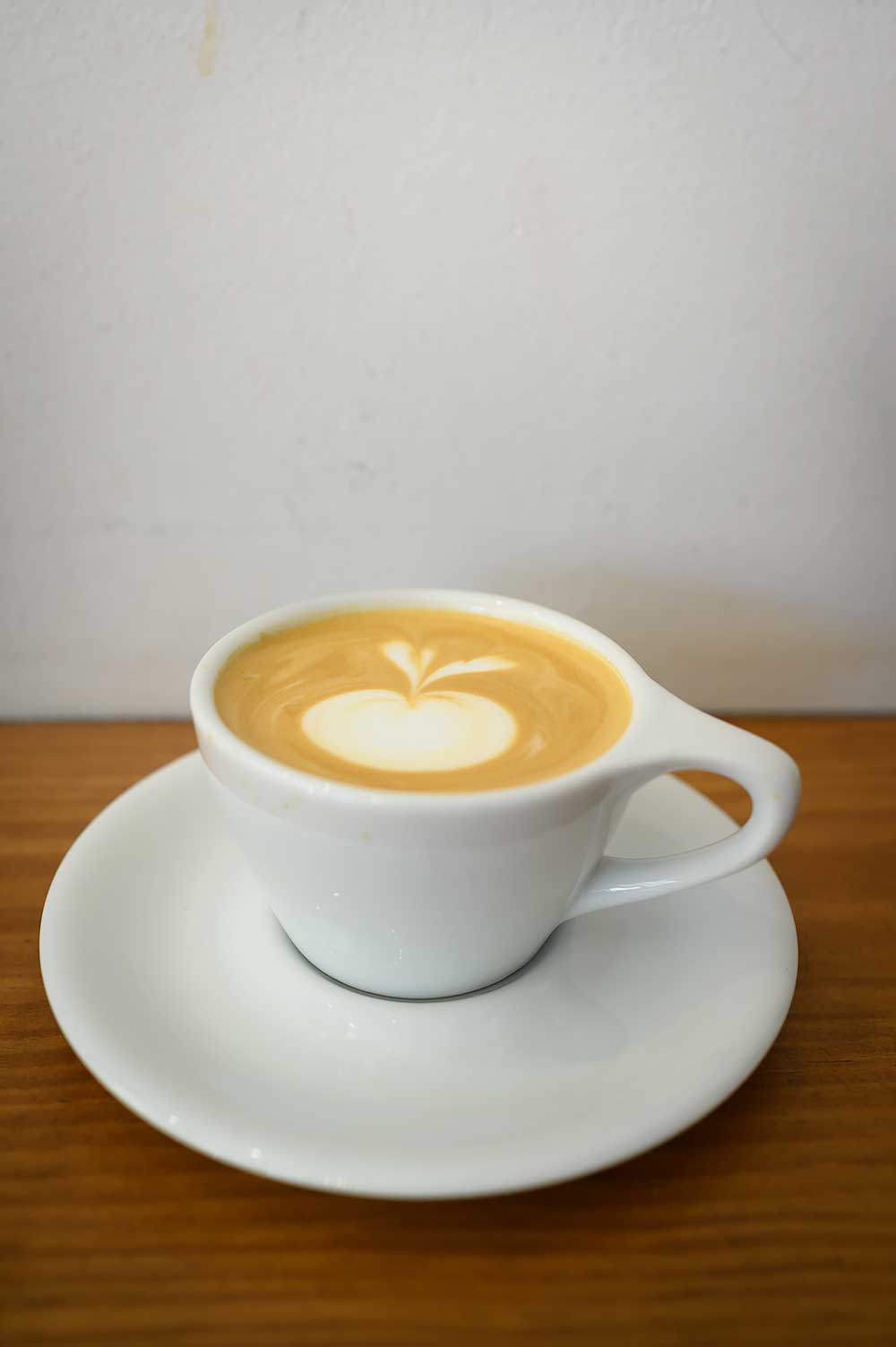 Cappuccino bij Foyer Espresso Bar in Athene