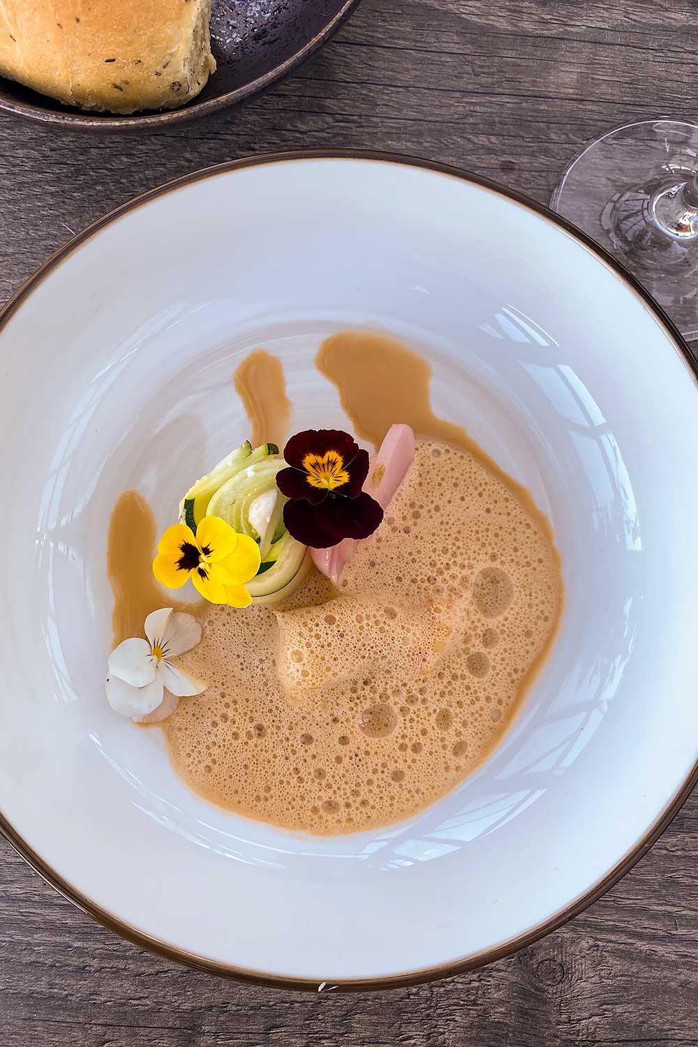 Diner bij restaurant Store Ringheim in Vossevangen, Noorwegen.