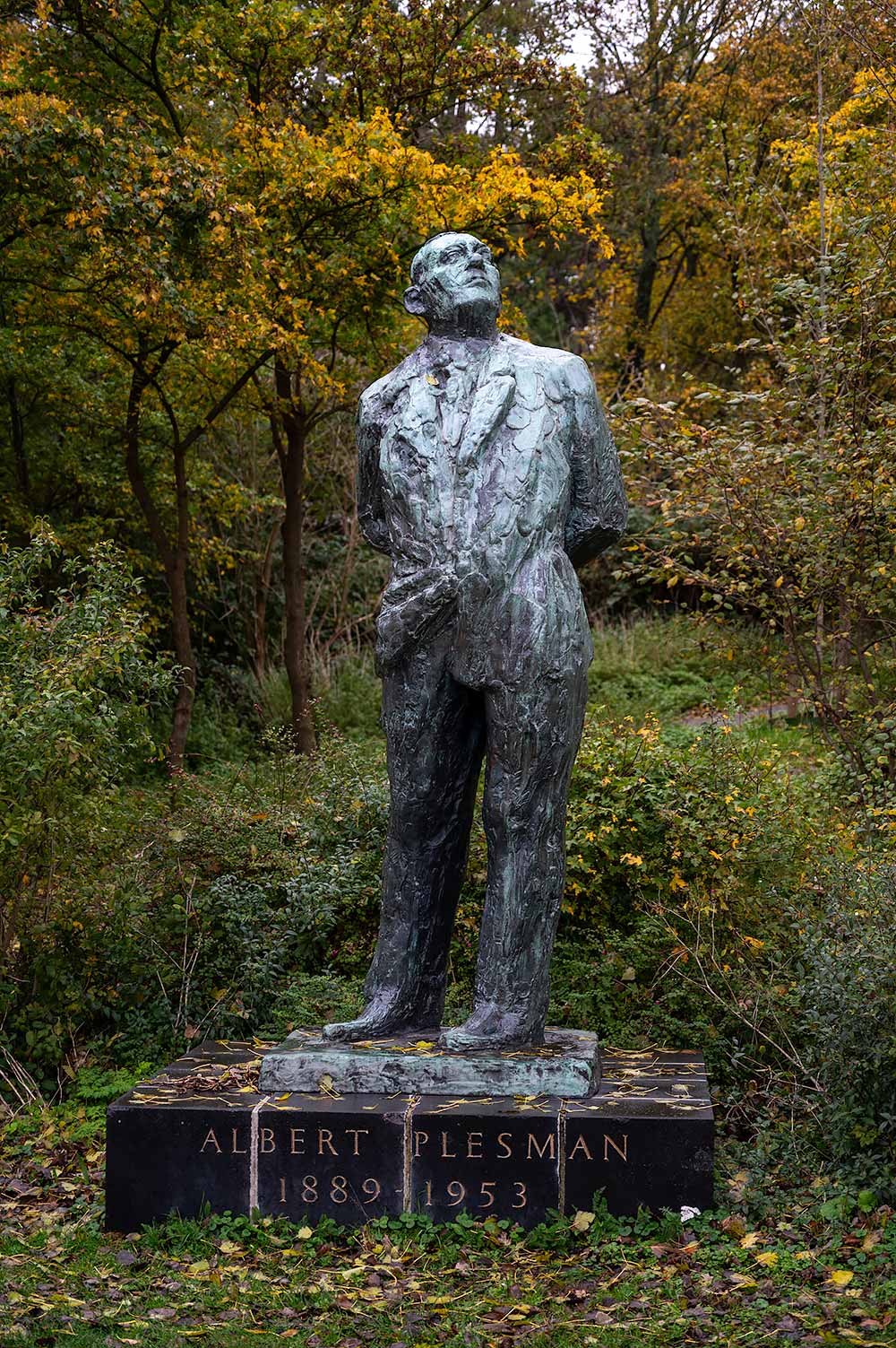 Statue of Albert Plesman, founder of KLM, in The Hague