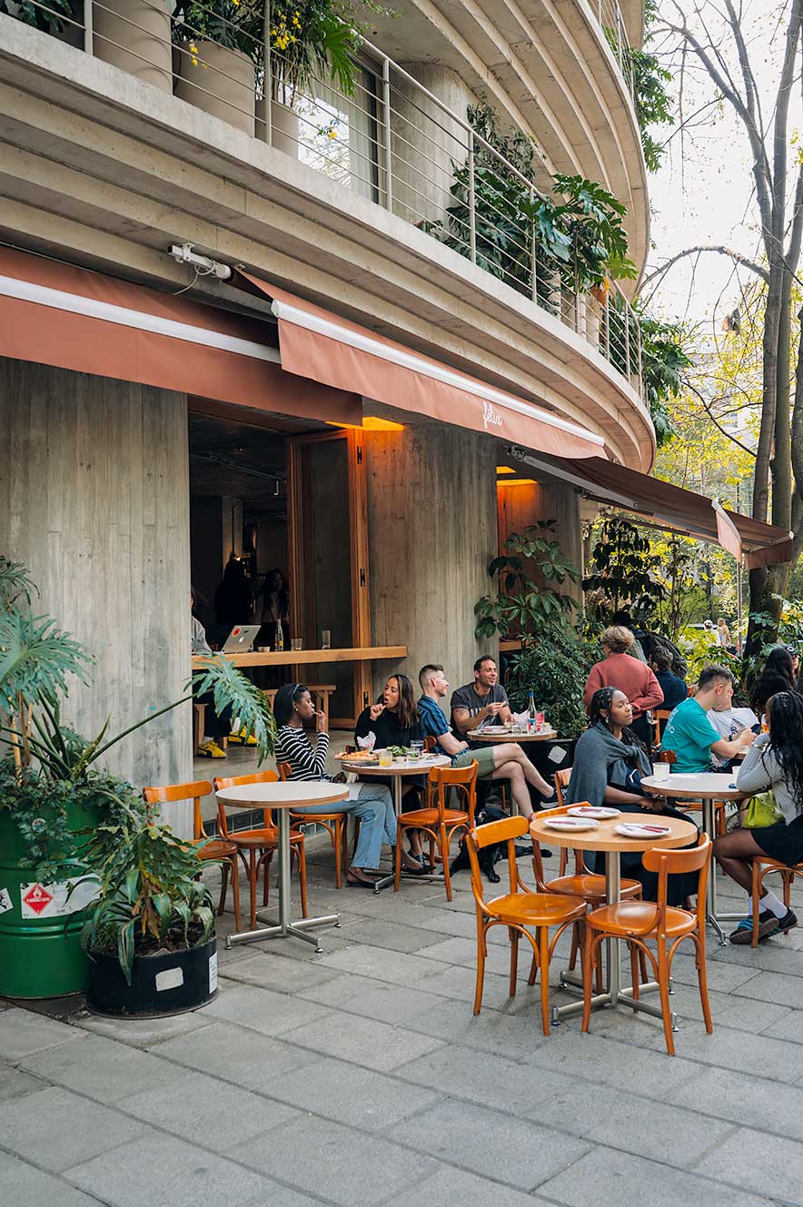 Pizza restaurant Felix in Condesa, Mexico City