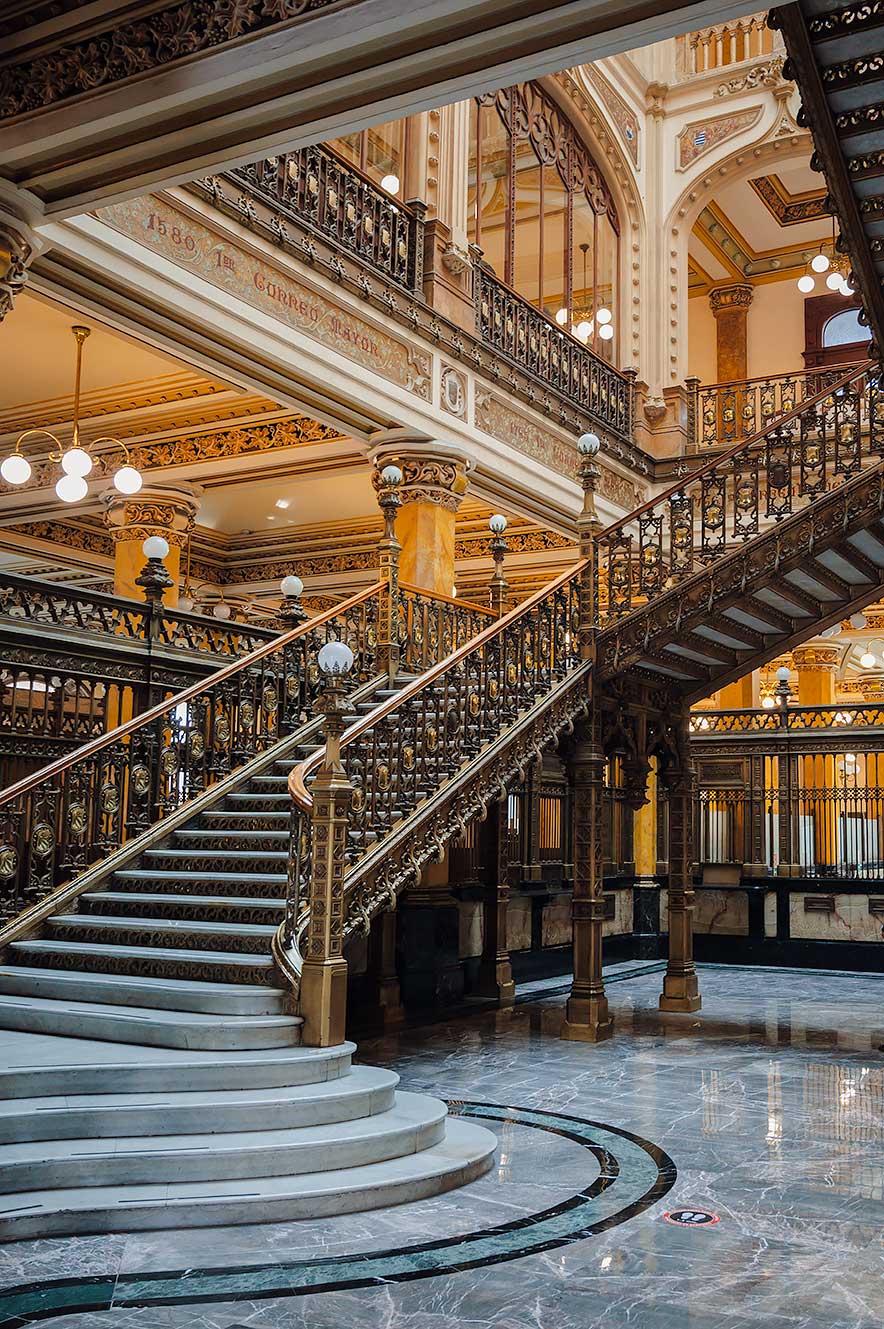 Palacio de Correos de México post office, one of the best places to visit in Mexico City