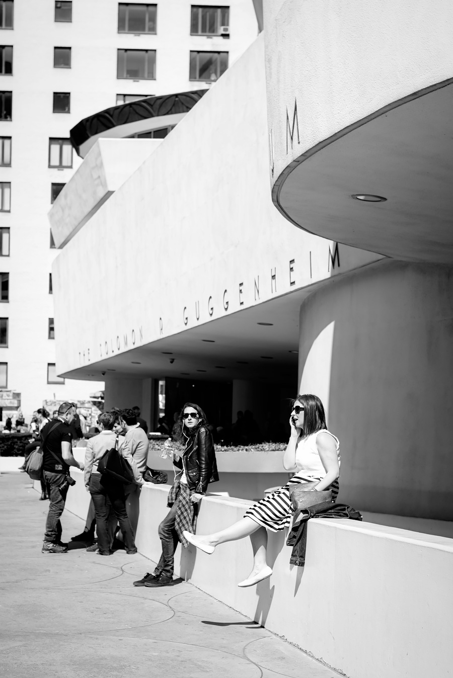 Guggenheim museum in New York. More New York moments on Urban Pixxels: https://richmondapp.com/new-york-bw 