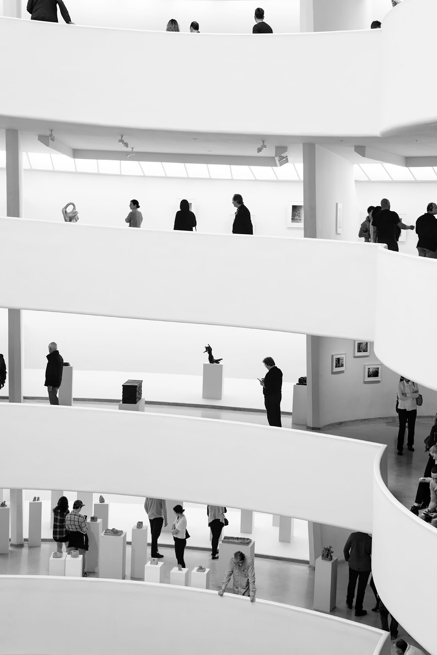 Guggenheim museum in New York. More New York moments on Urban Pixxels: https://richmondapp.com/new-york-bw 