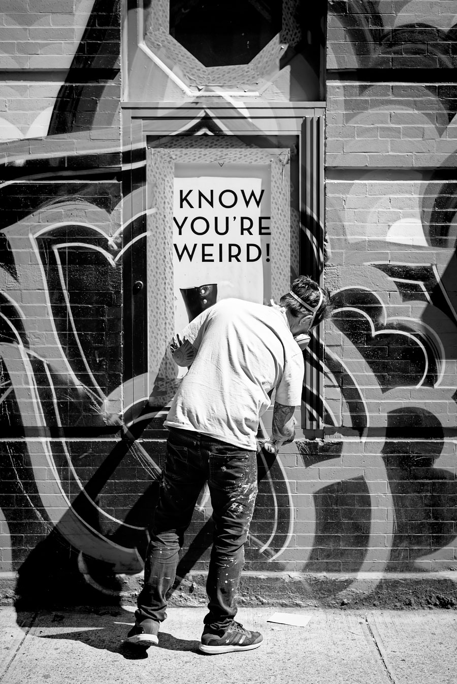 Know you're weird! More New York moments in black & white on Urban Pixxels: https://richmondapp.com/new-york-bw 