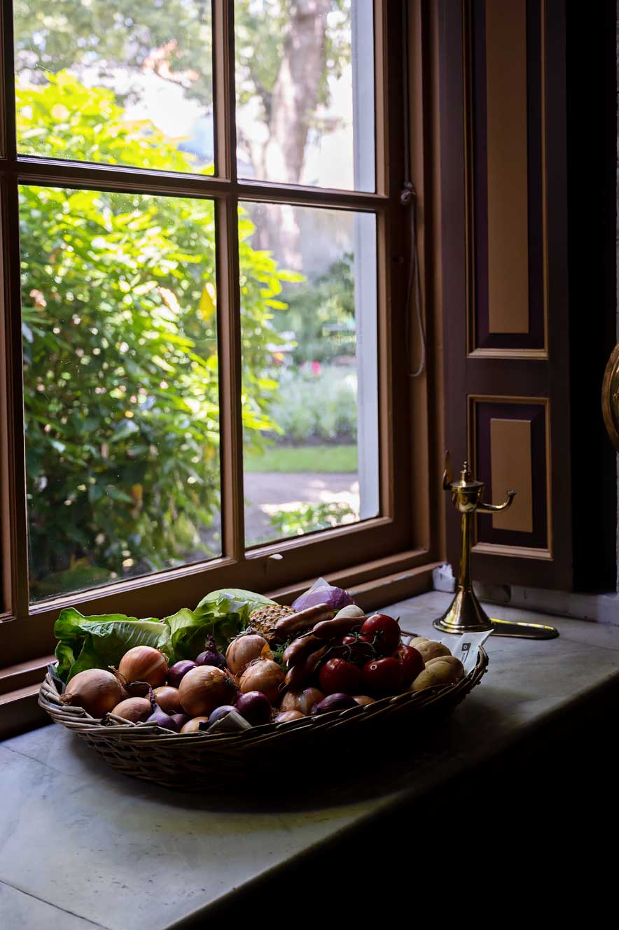 Keuken in Huis van Gijn, museum in Dordrecht
