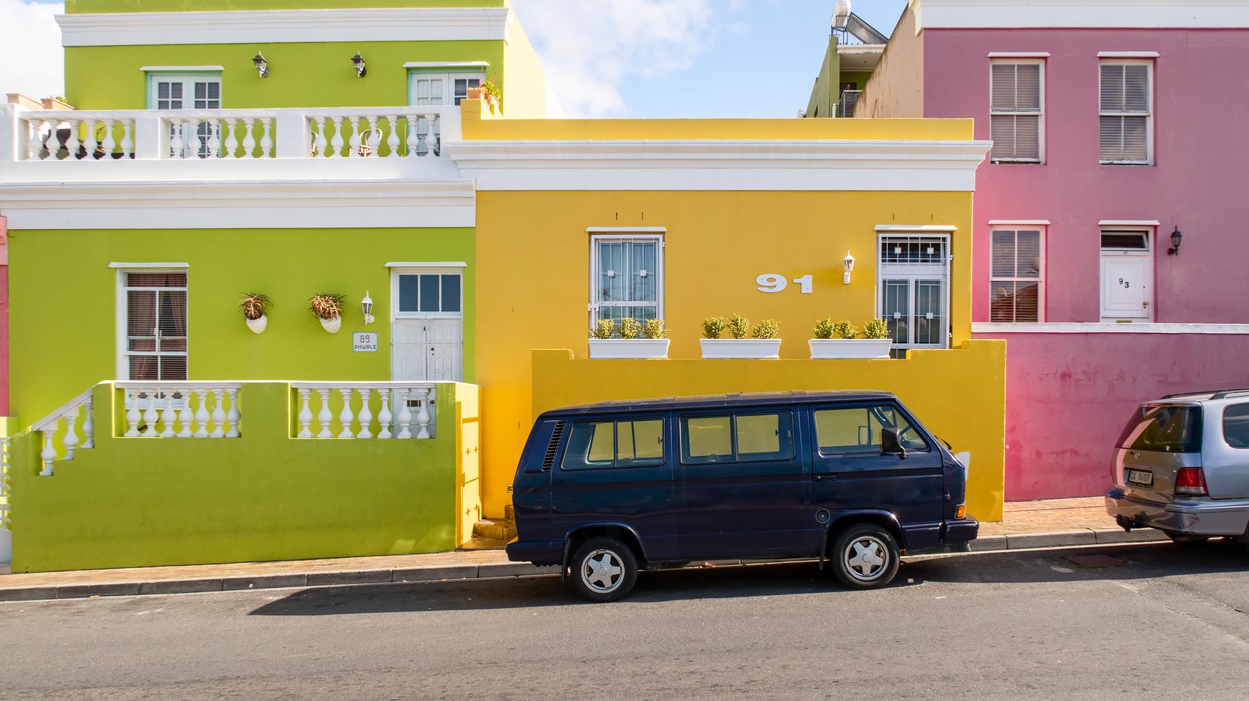 Cape Town's colorful houses in Bo-Kaap