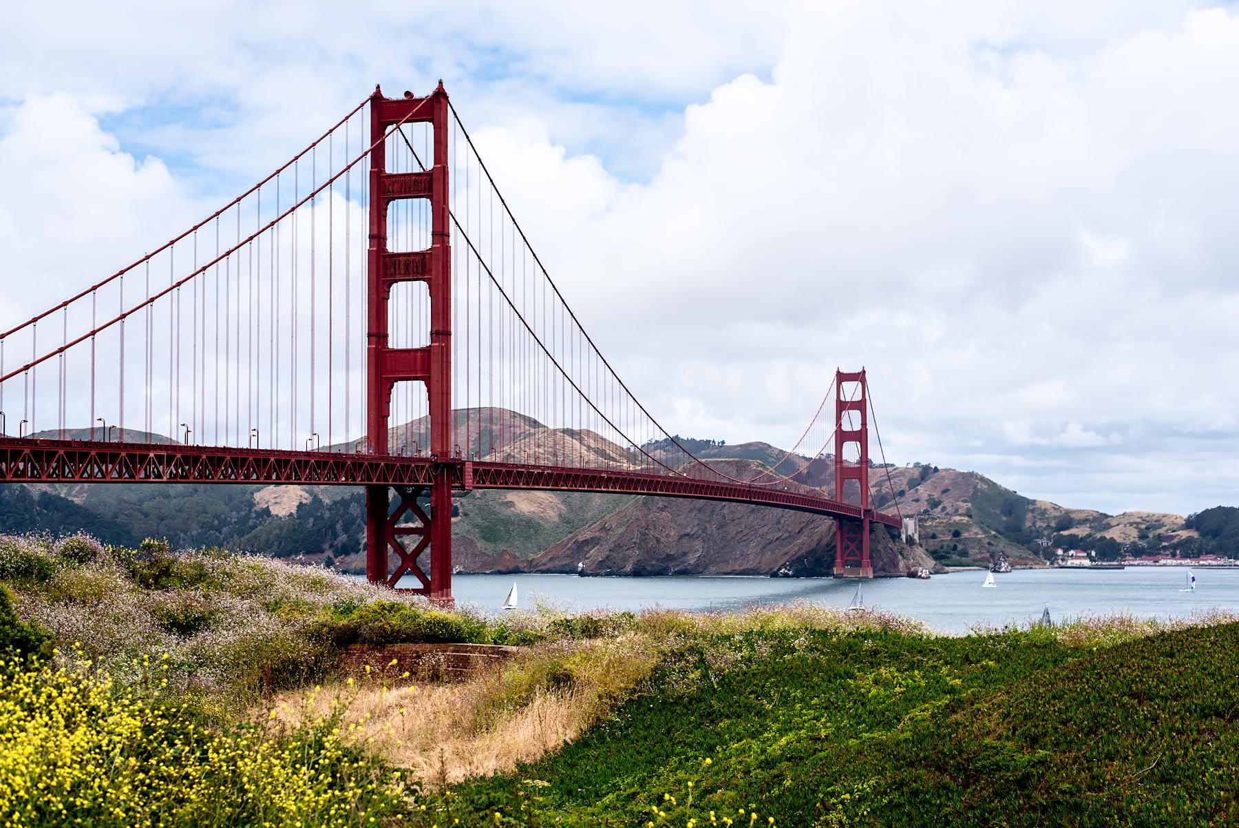 Golden Gate Bridge in San Francisco.