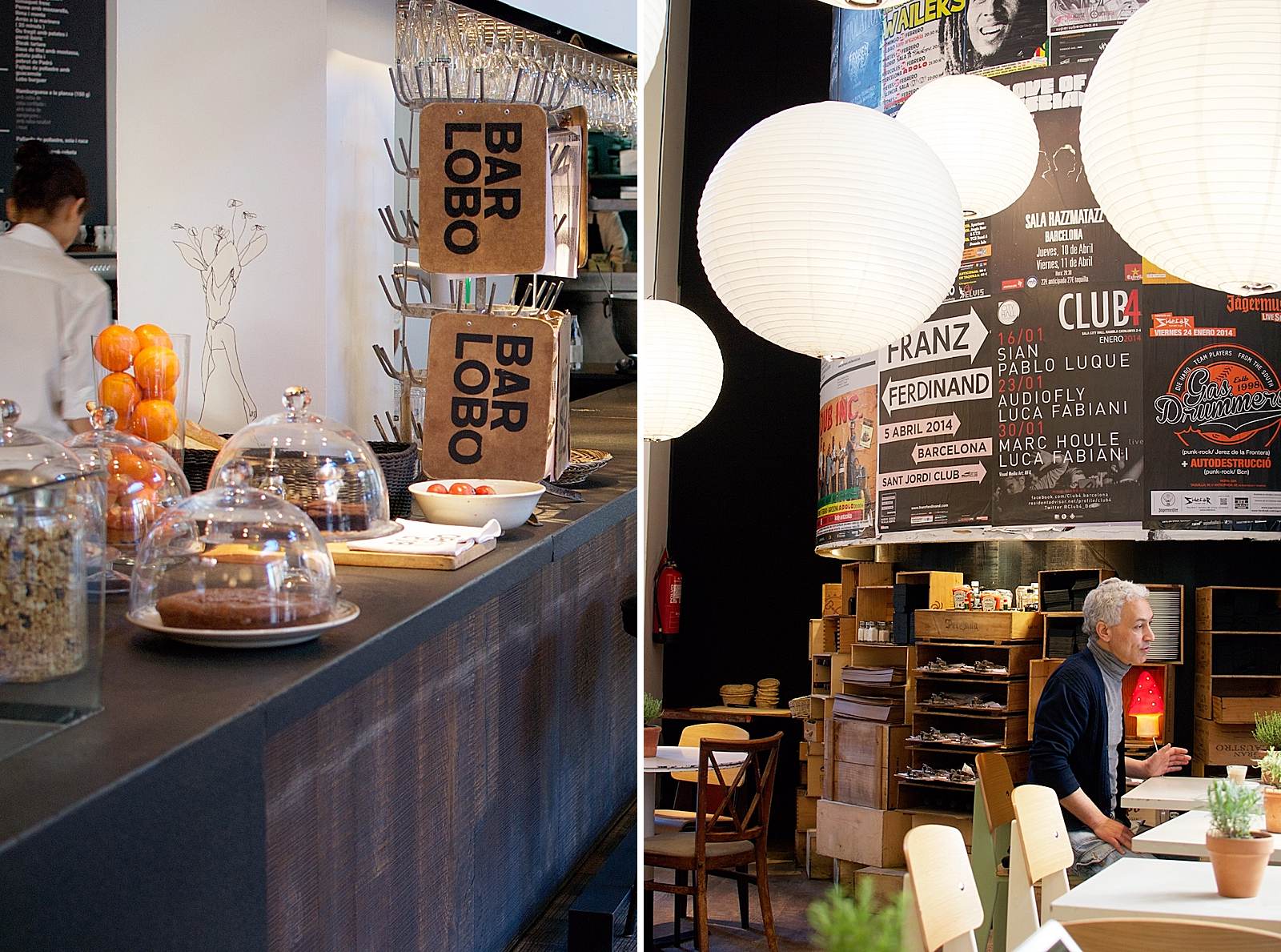 Breakfast at Bar Lobo in Barcelona