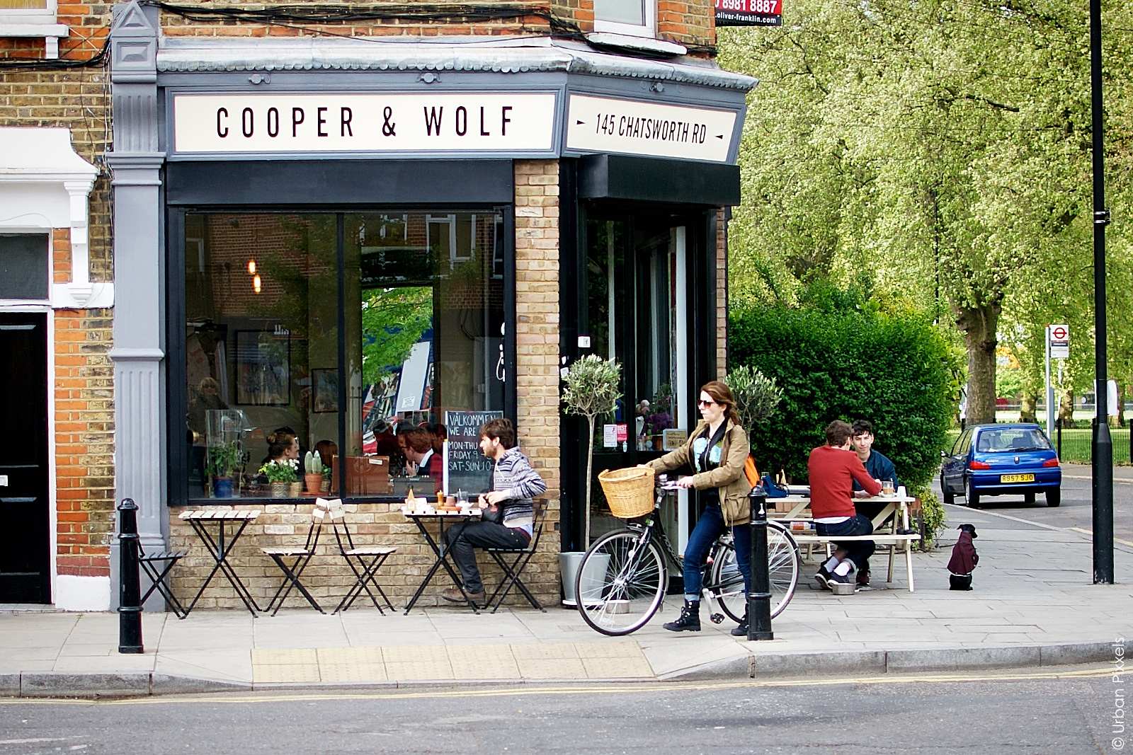 Coffee at Cooper and Wolf in Hackney, London