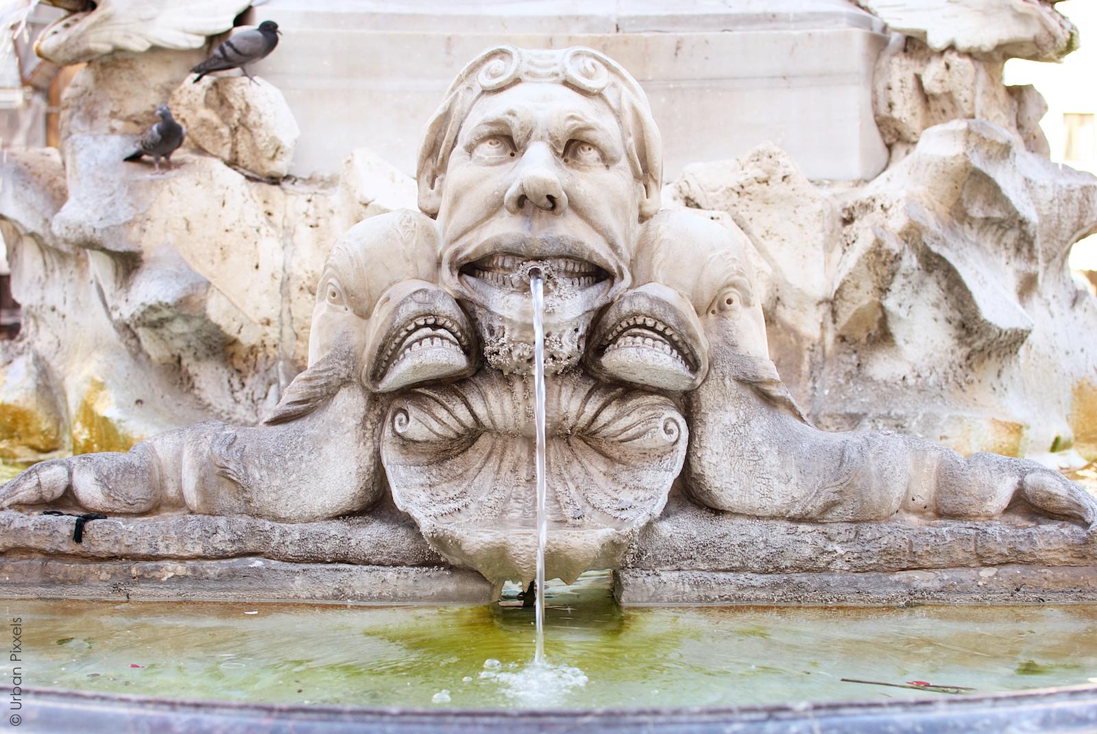 Fountain Pantheon Rome