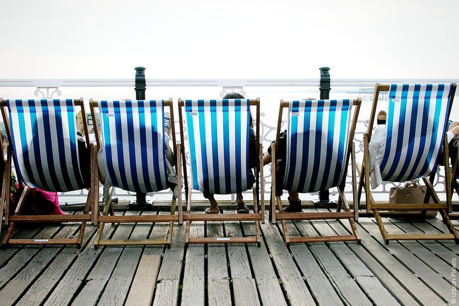 Lounge chairs Brighton Pier