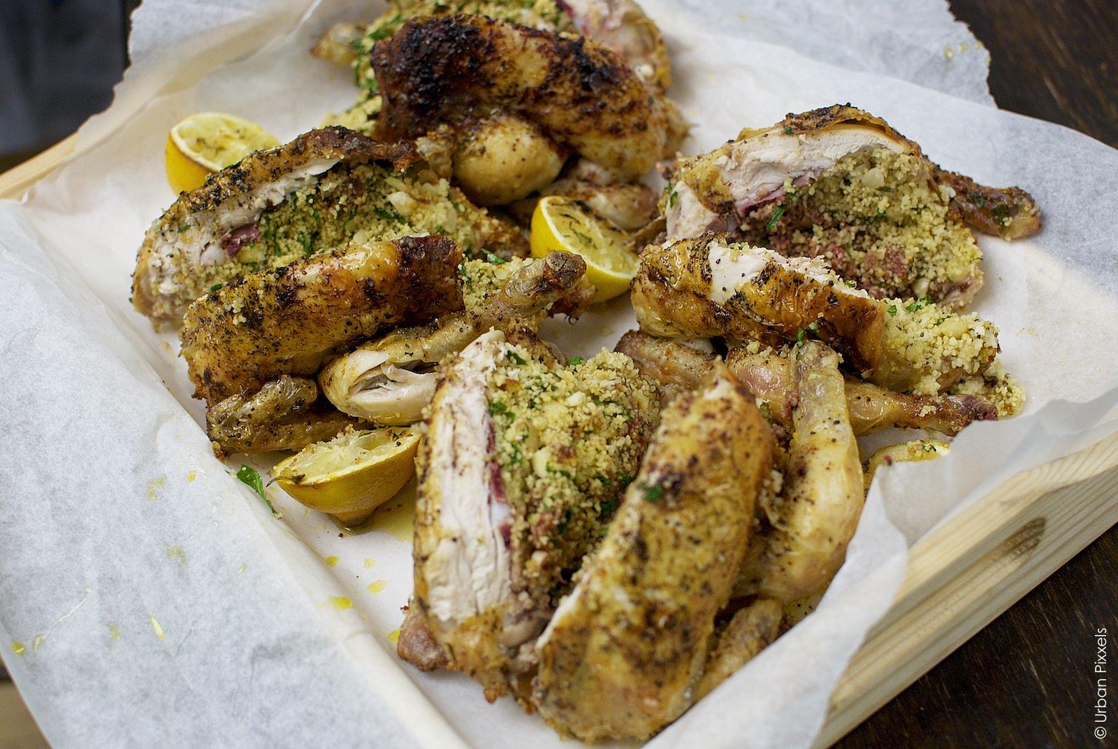 Recipe Kit Poussin stuffed with couscous