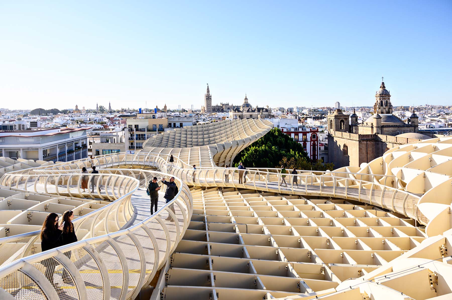 Wat te doen in Sevilla: Bezoek de Metropol Parasol - Las Setas de la Encarnación