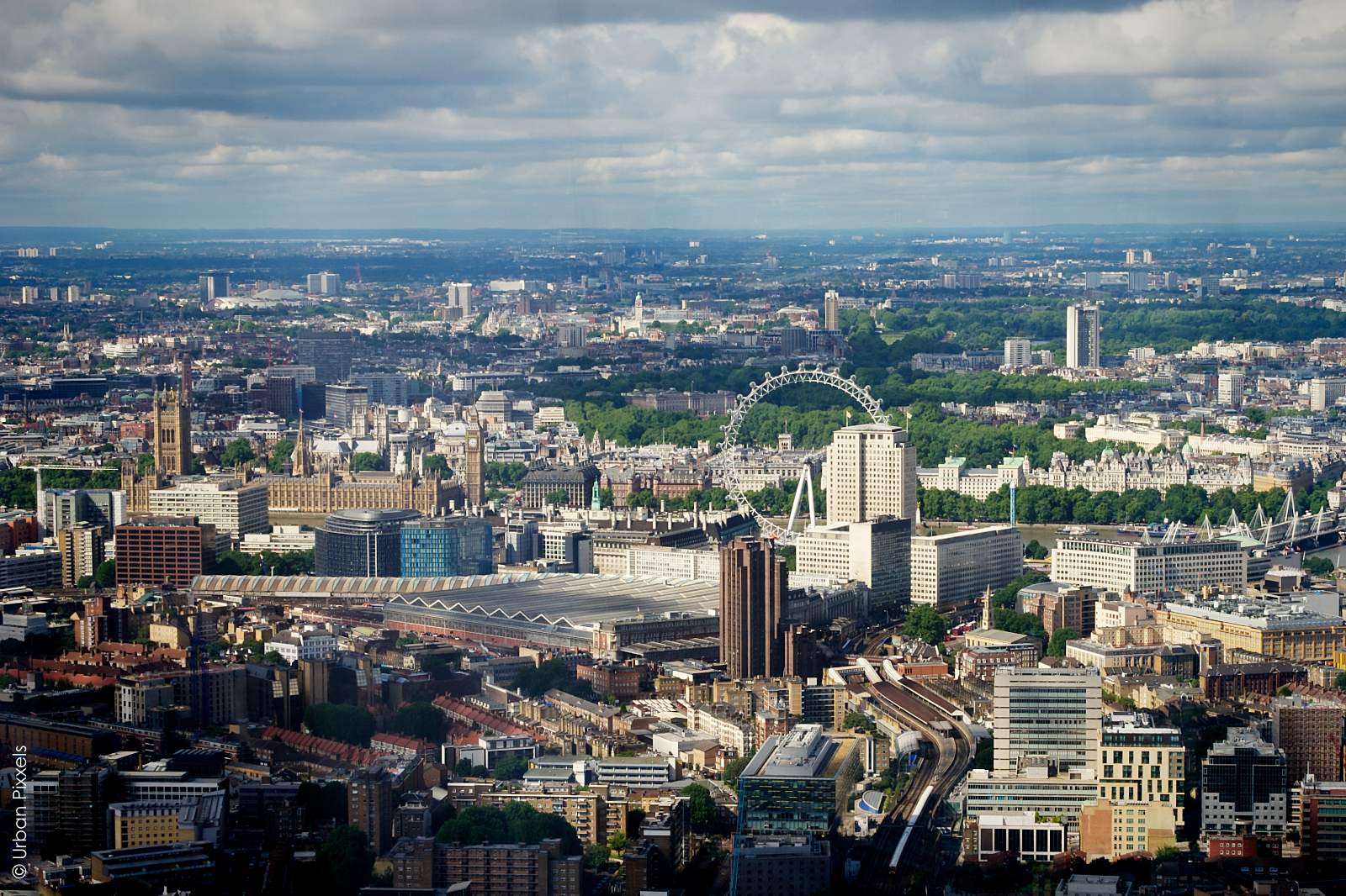 The View from The Shard London London Eye Big Ben