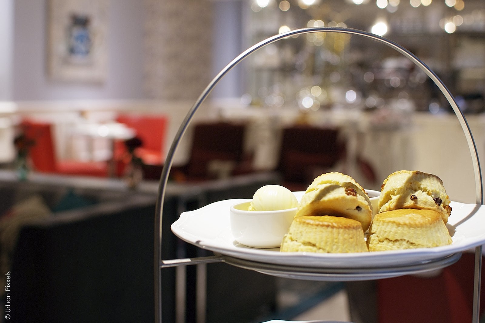 Scones in the Drawing Rooms at the Ampersand Hotel